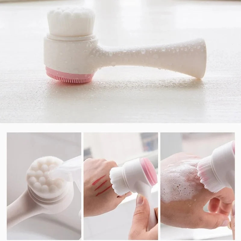 Belle Aura 3D Silicone Facial Cleansing Brush