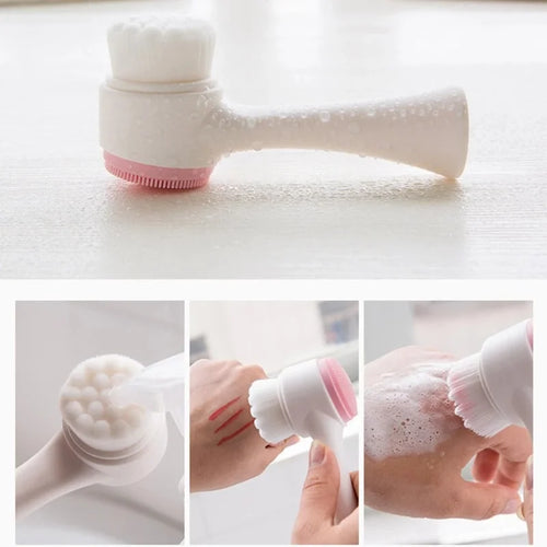 Belle Aura 3D Silicone Facial Cleansing Brush