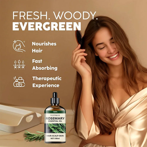 Belle Aura Pure Rosemary Essential Oil (100ml)