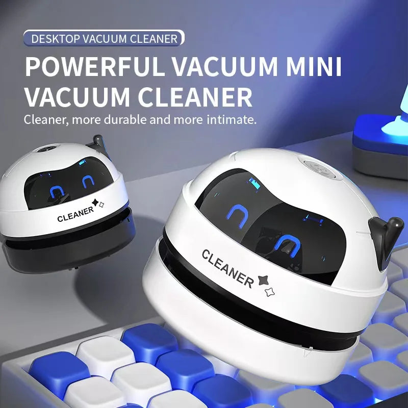 Mini Desk Vacuum Cleaner — USB Rechargeable