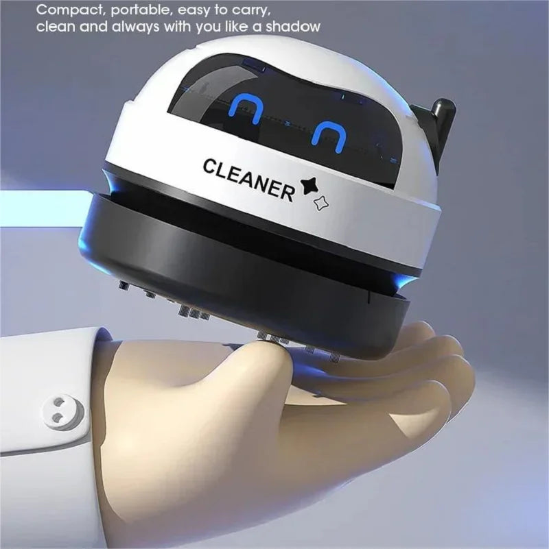 Mini Desk Vacuum Cleaner — USB Rechargeable
