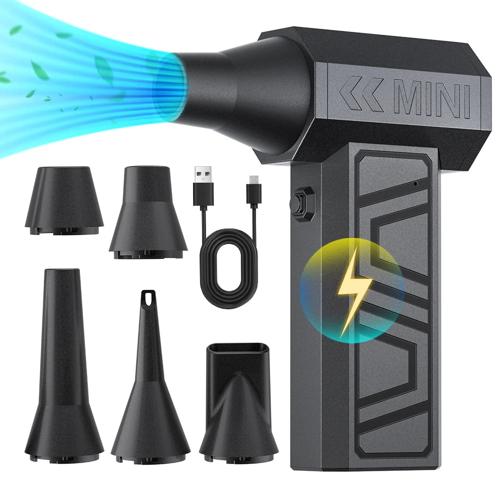 Cordless Air Duster & Turbo Vacuum Blower