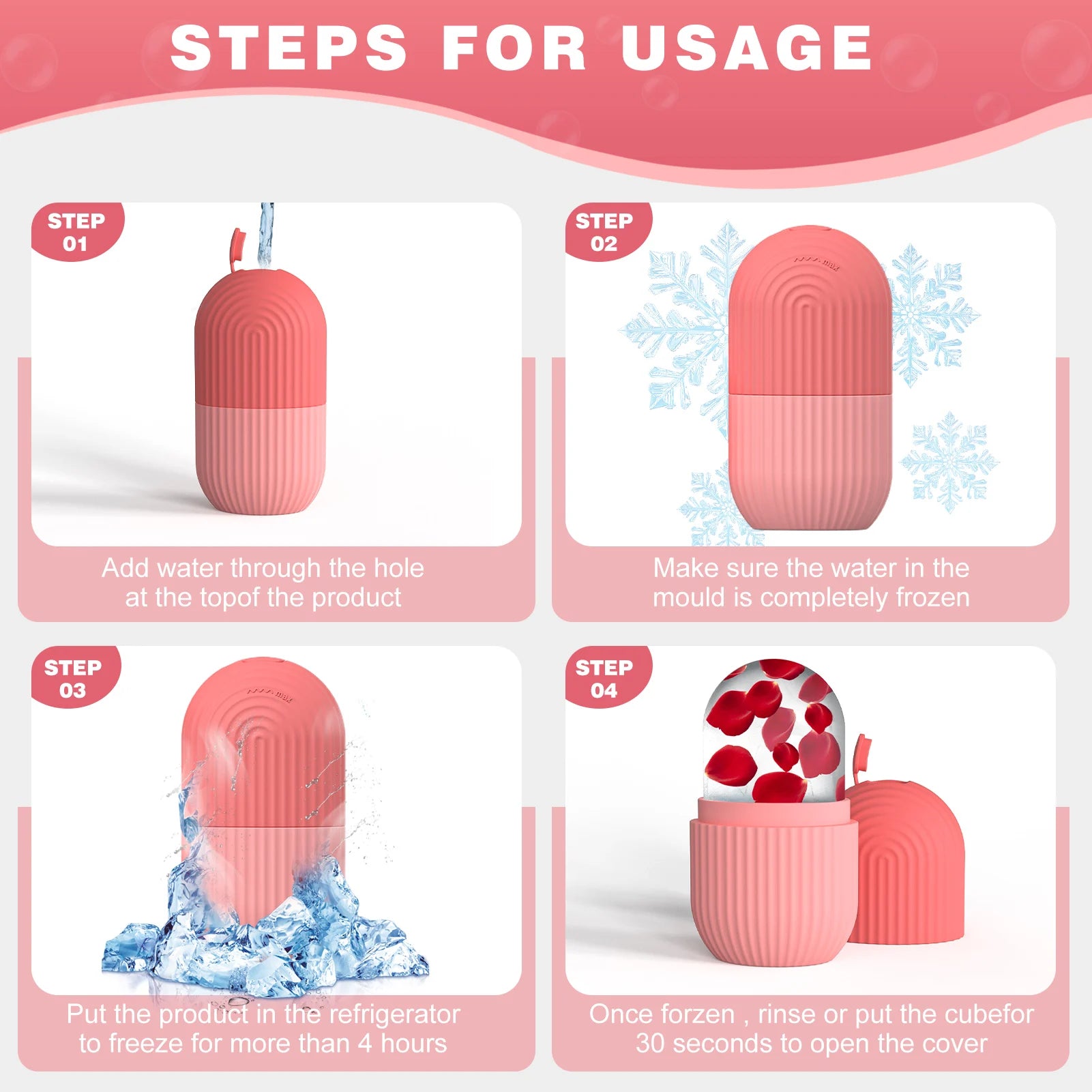Belle Aura Ice Face Roller