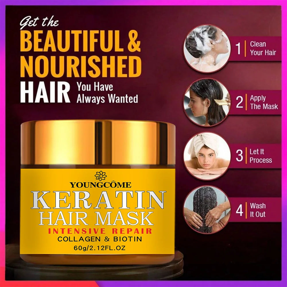 Belle Aura Keratin Hair Repair Mask