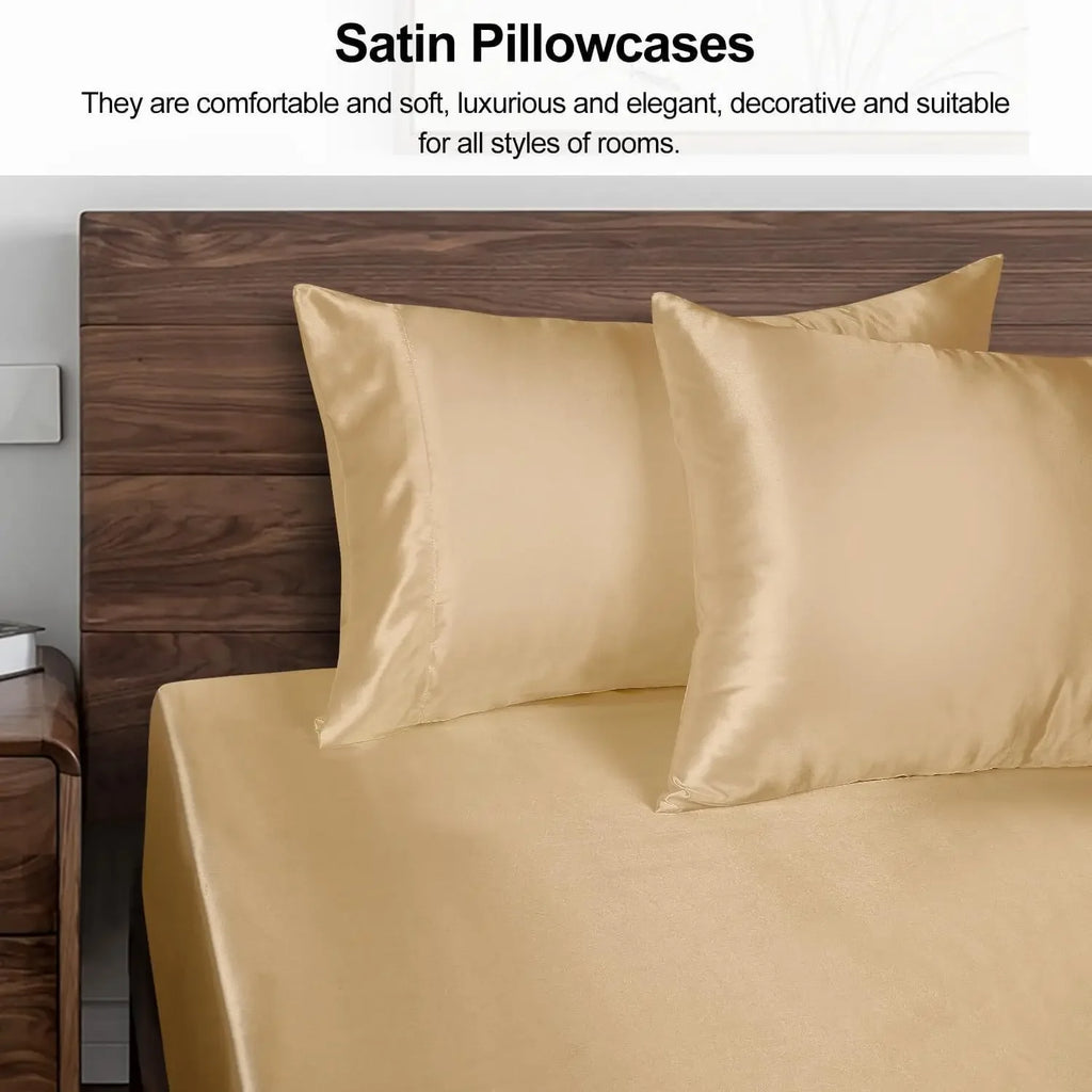 Belle Aura Satin Silk Pillowcase