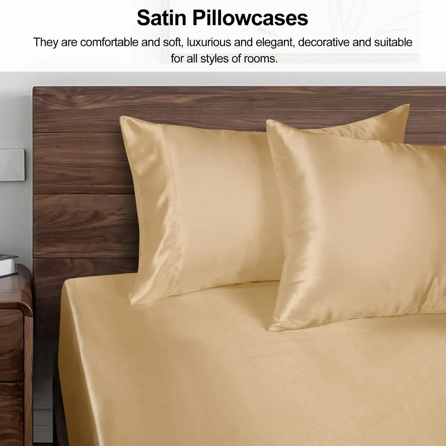 Belle Aura Satin Silk Pillowcase