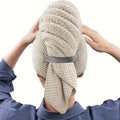Belle Aura Quick-Dry Microfiber Hair Towel Wrap