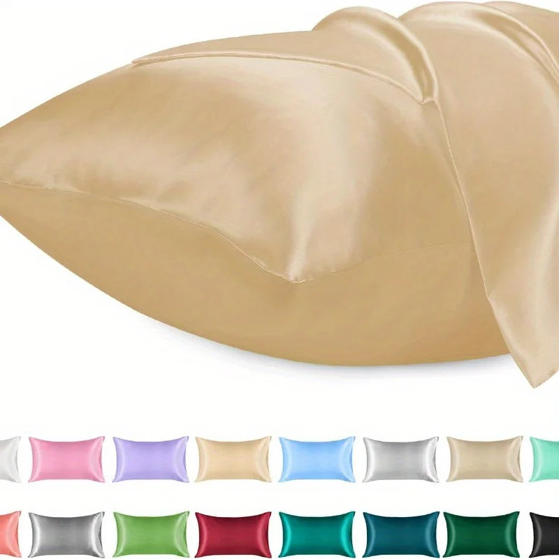Belle Aura Satin Silk Pillowcase